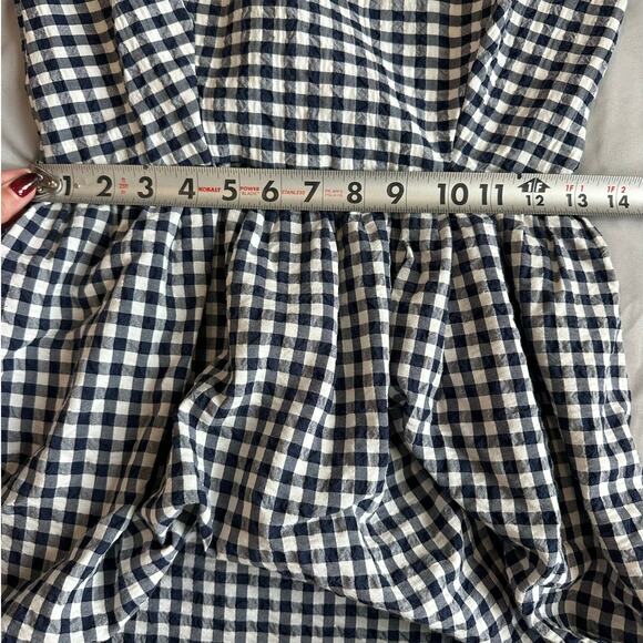 Draper James, Navy/White, Gingham, Lined, Mini Tank Dress- 0/2(Altered) - Picture 9 of 9